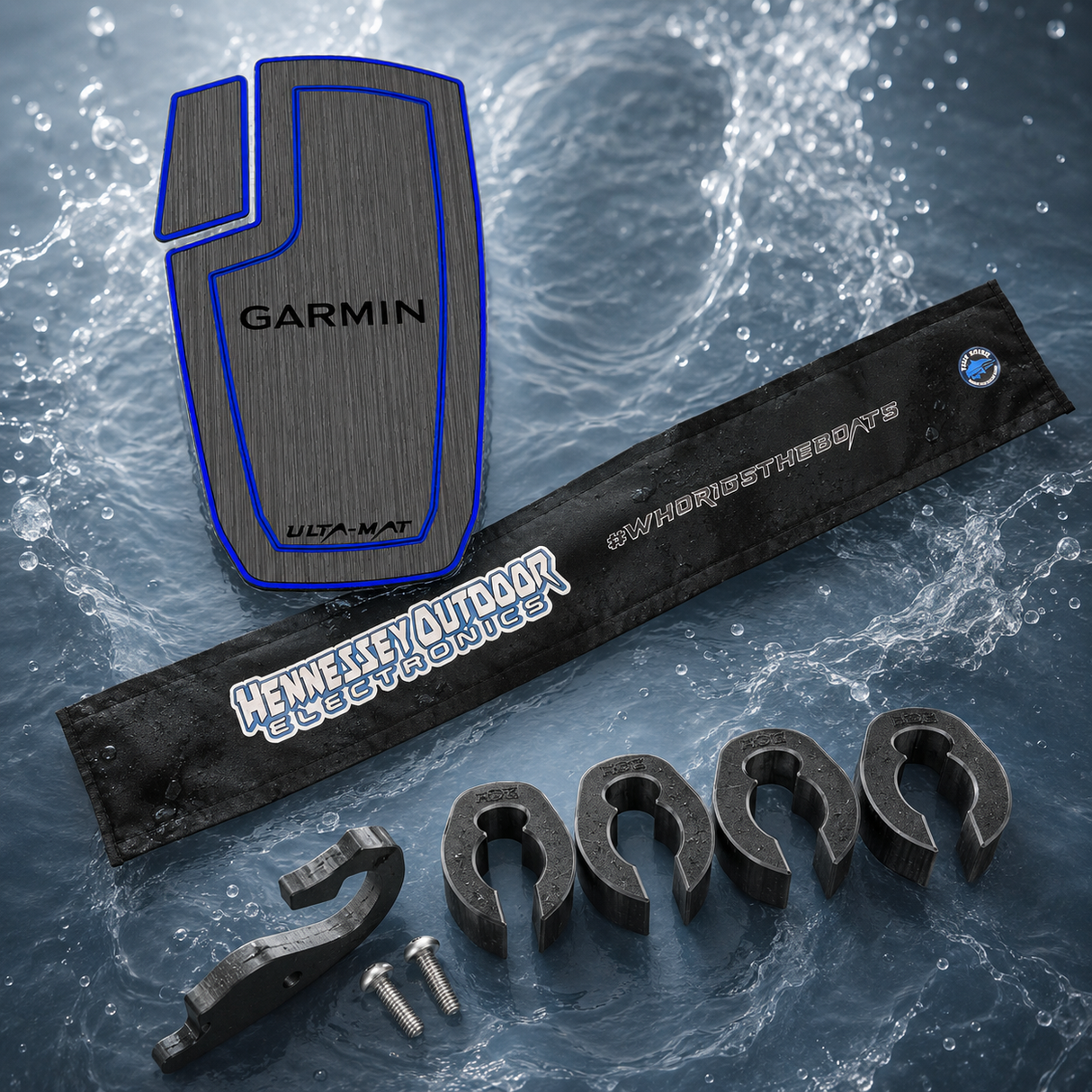 HENNESSEY OUTDOORS GARMIN FORCE/FORCE PRO TROLLING MOTOR ACCESSORY PACKAGE