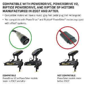MINN KOTA POWERDRIVE FOOT PEDAL - ACC CORDED