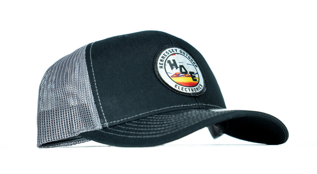 H.O.E Sonar Hat - Black with Charcoal