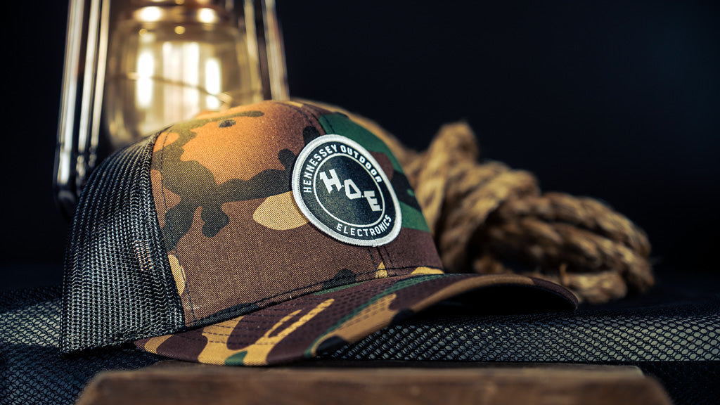 H.O.E Classic Hat - YP Green Camo with Black