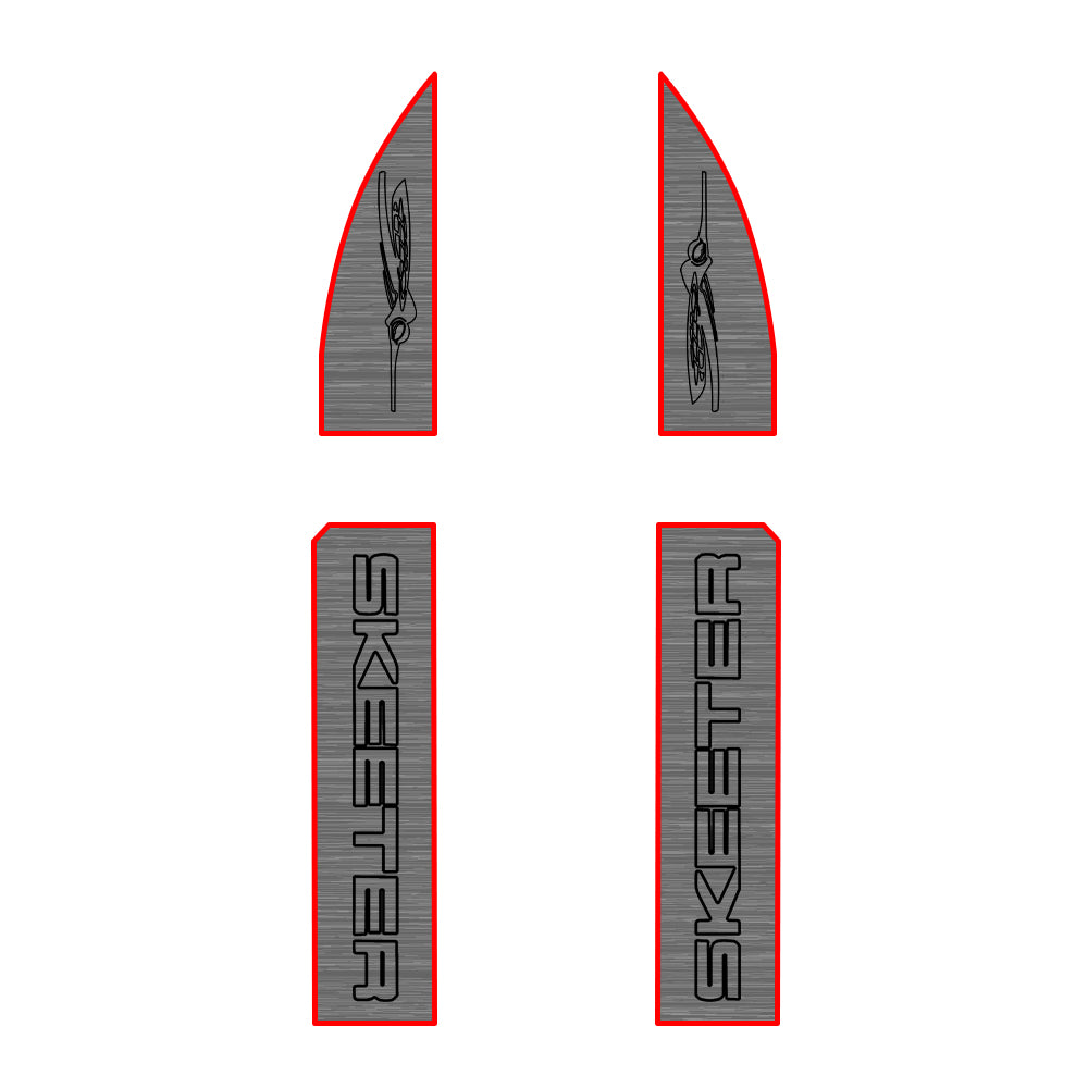 Ulta-mat by Hennessey Outdoors: 2020+ Skeeter ZX150 Trailer Pads