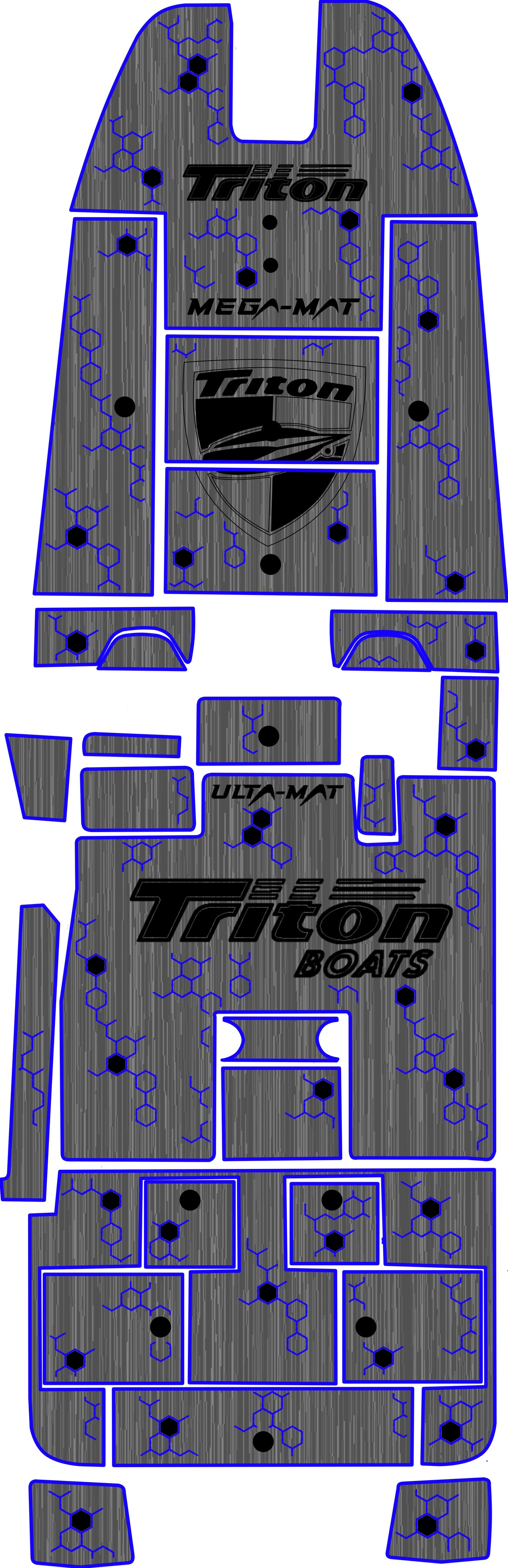 Ulta-Mat by Hennessey Outdoors - 2007 Trtion 20X2 Full Boat