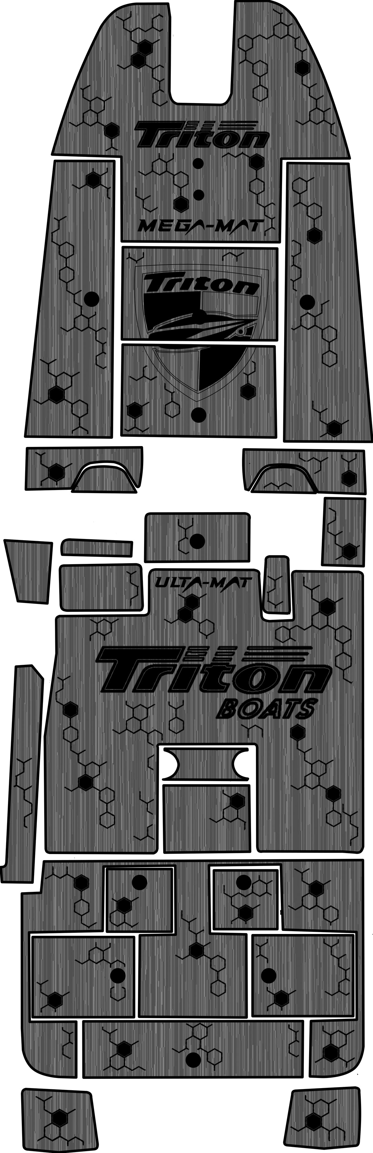 Ulta-Mat by Hennessey Outdoors - 2007 Trtion 20X2 Full Boat