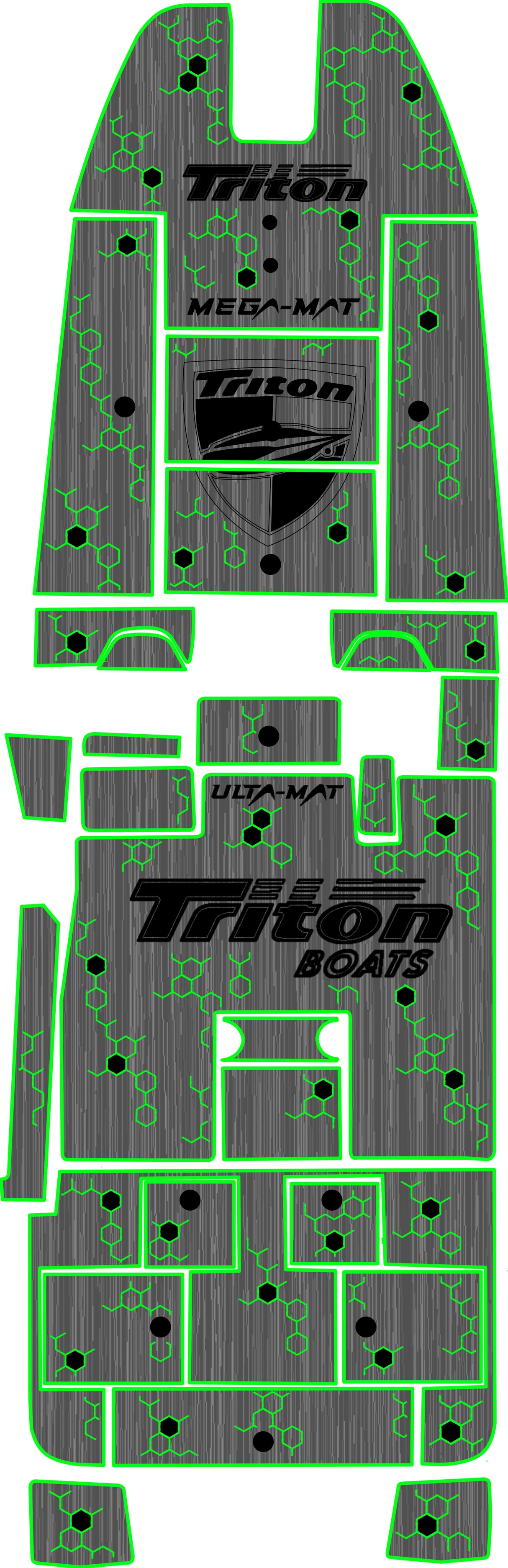 Ulta-Mat by Hennessey Outdoors - 2007 Trtion 20X2 Full Boat