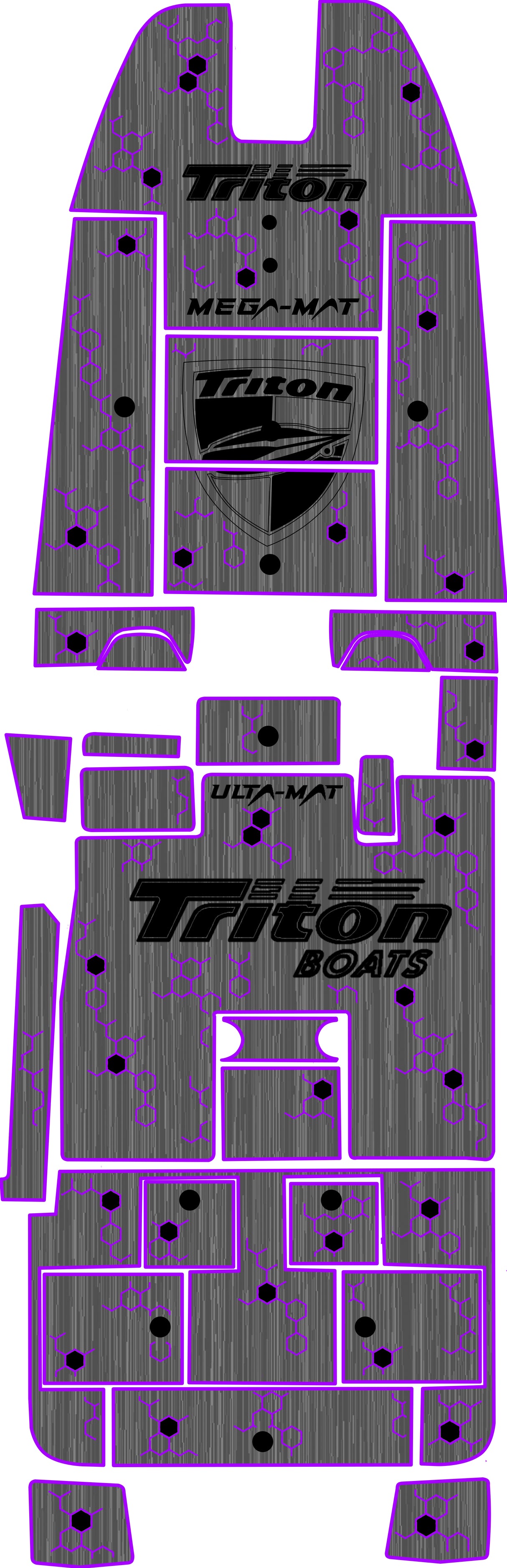 Ulta-Mat by Hennessey Outdoors - 2007 Trtion 20X2 Full Boat