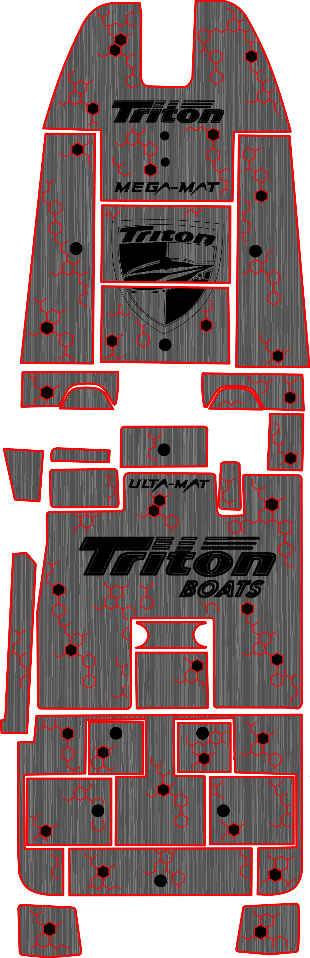 Ulta-Mat by Hennessey Outdoors - 2007 Trtion 20X2 Full Boat