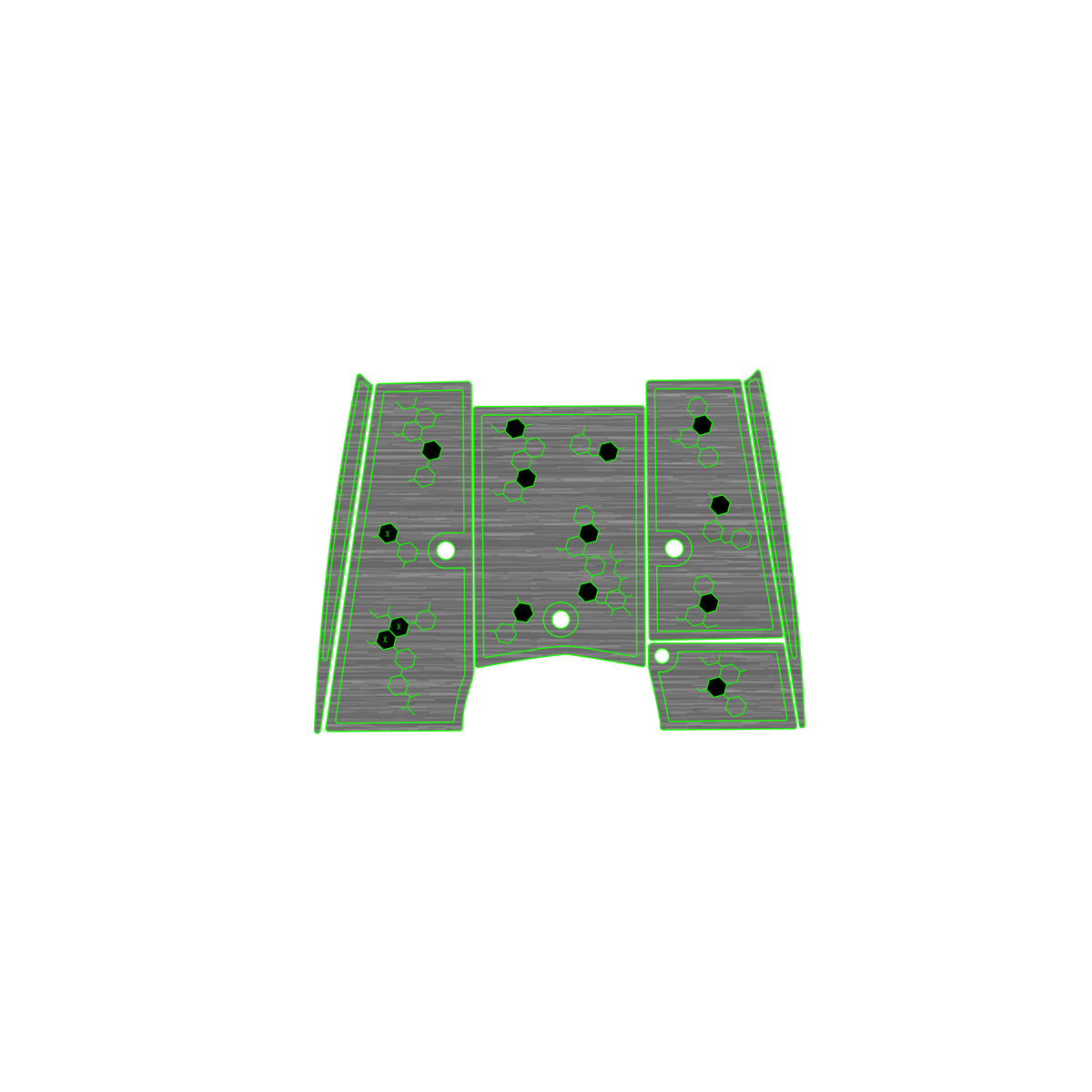 Ulta-Mat by Hennessey Outdoors - SKEETER 2022 FXR20 BELT LINE DNA full boat