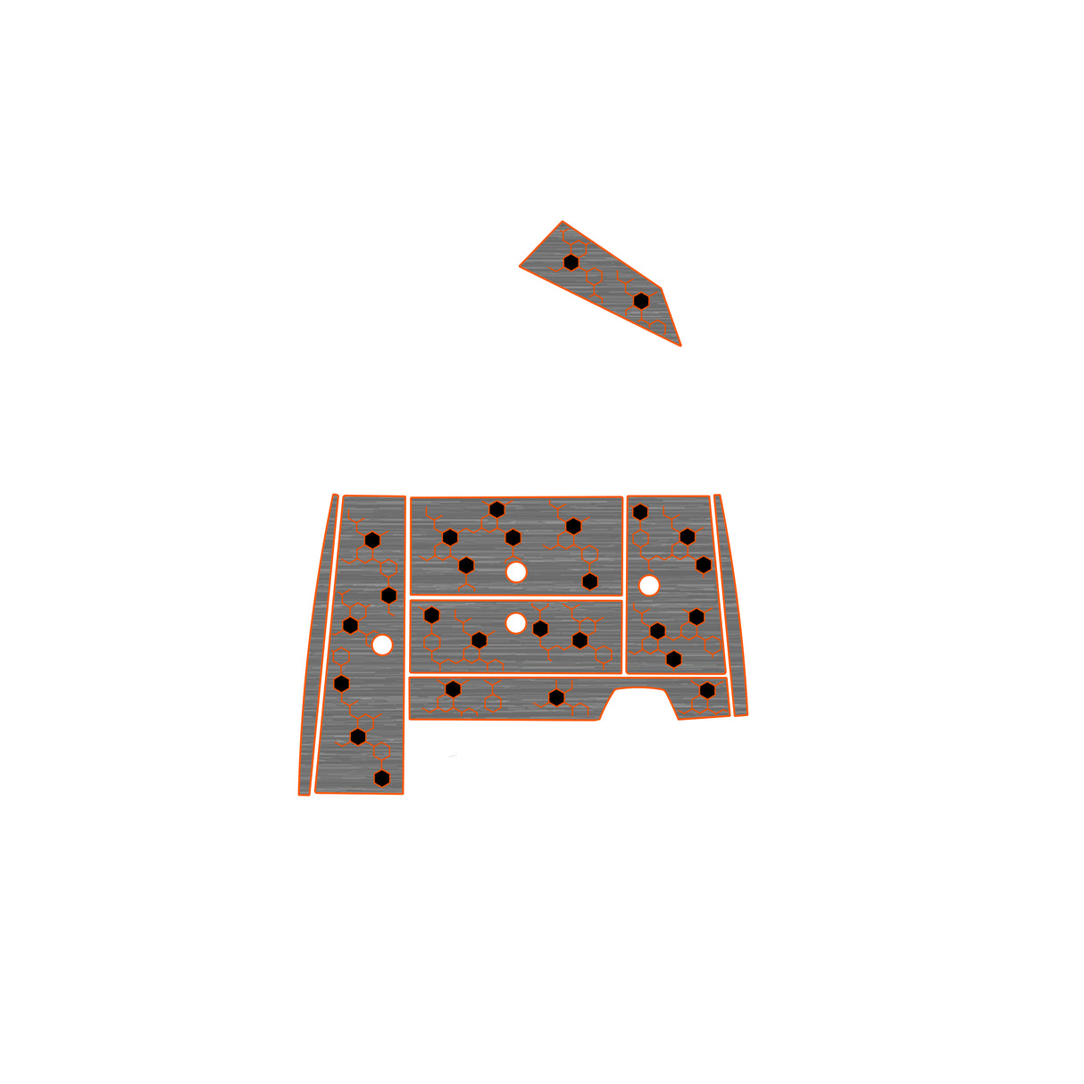 Ulta-Mat by Hennessey Outdoors - lowe 2026 stinger 175 Full Boat