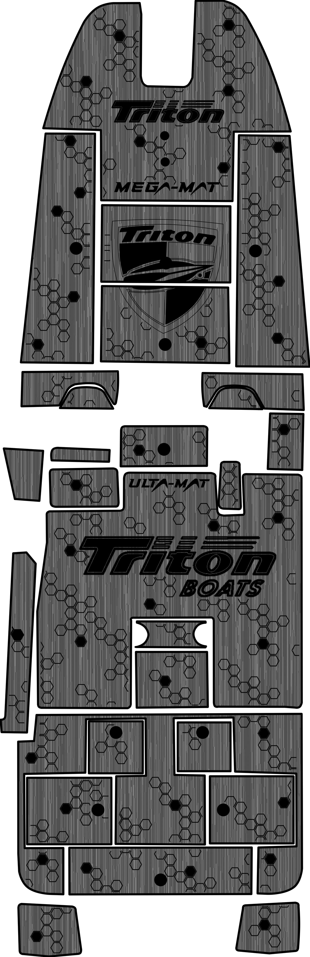 Ulta-Mat by Hennessey Outdoors - 2007 Trtion 20X2 Full Boat