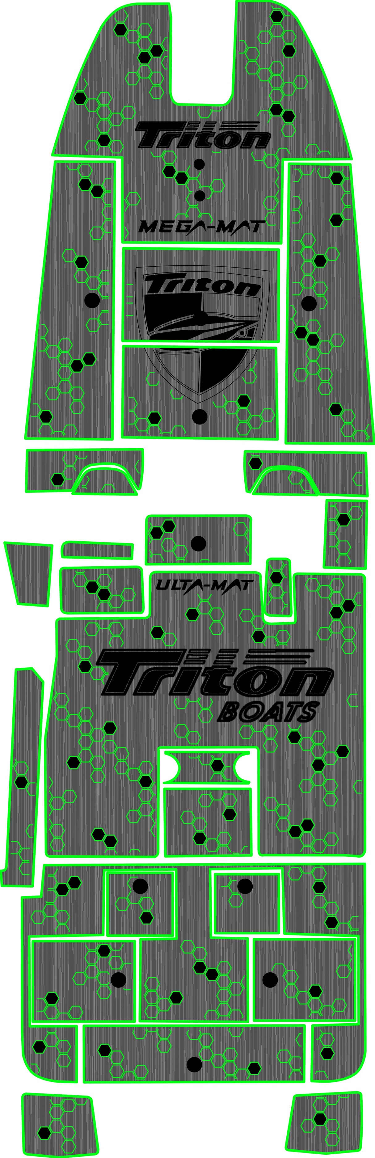 Ulta-Mat by Hennessey Outdoors - 2007 Trtion 20X2 Full Boat