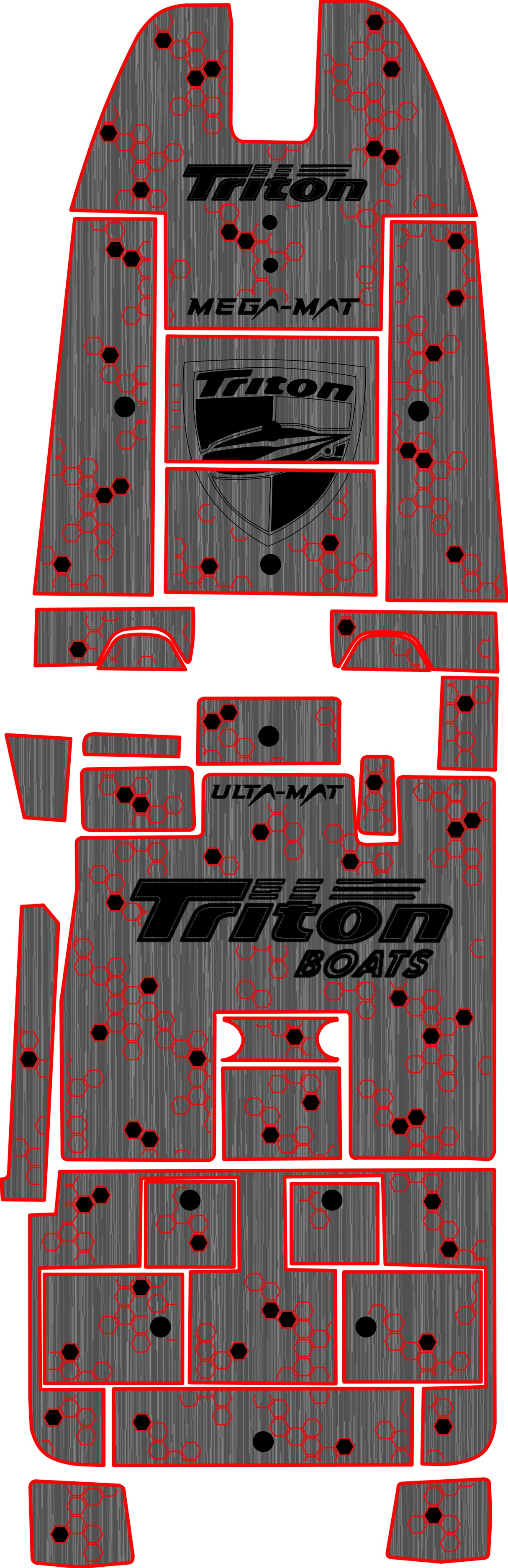 Ulta-Mat by Hennessey Outdoors - 2007 Trtion 20X2 Full Boat