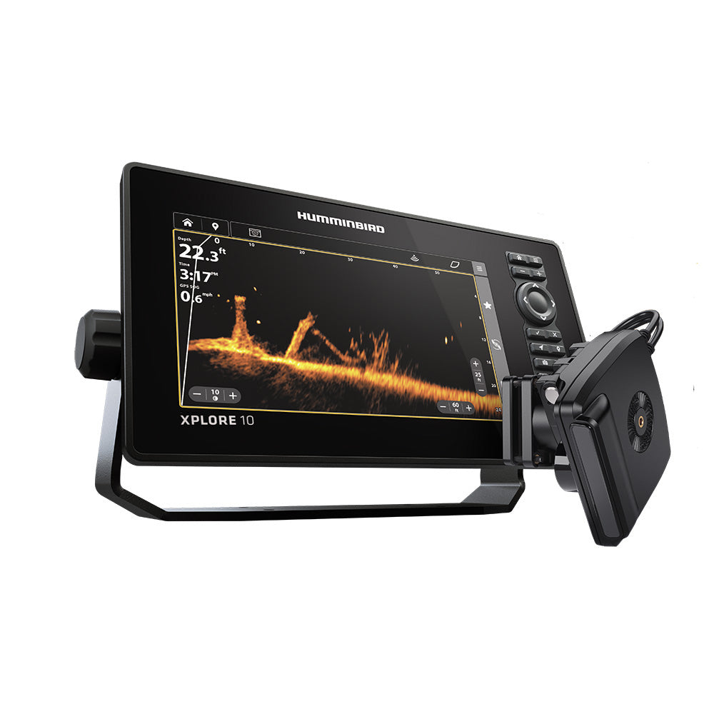 Humminbird XPLORE 10 CMSI+ Mega Live 2 Bundle with Transom Mount Transducer