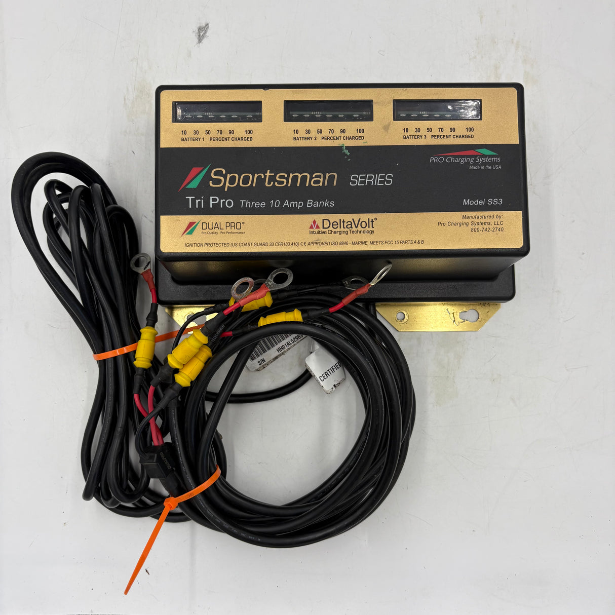 Dual Pro Sportsman 3-Bank On-Board Charger