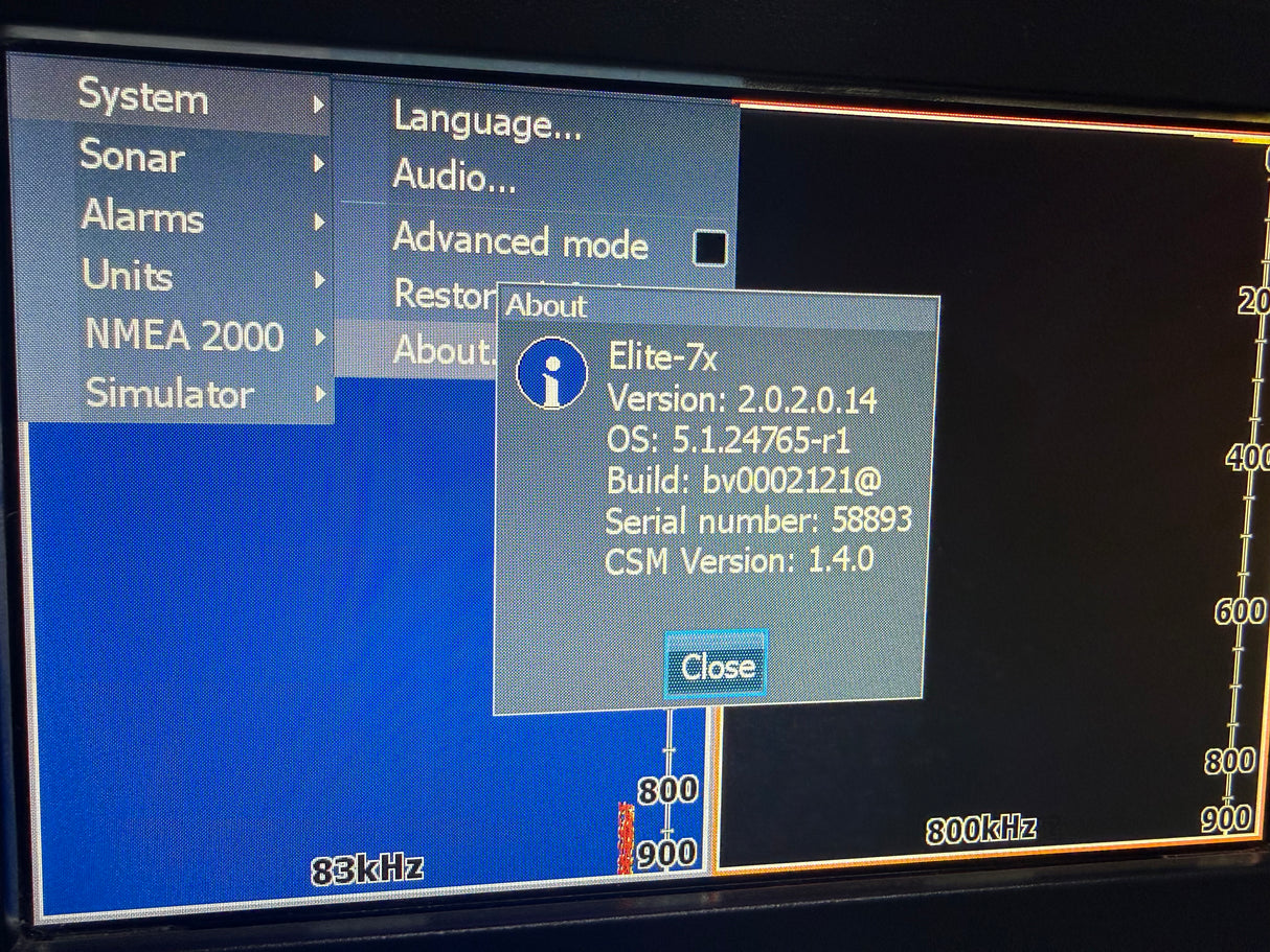 LOWRANCE ELITE 7x HDI