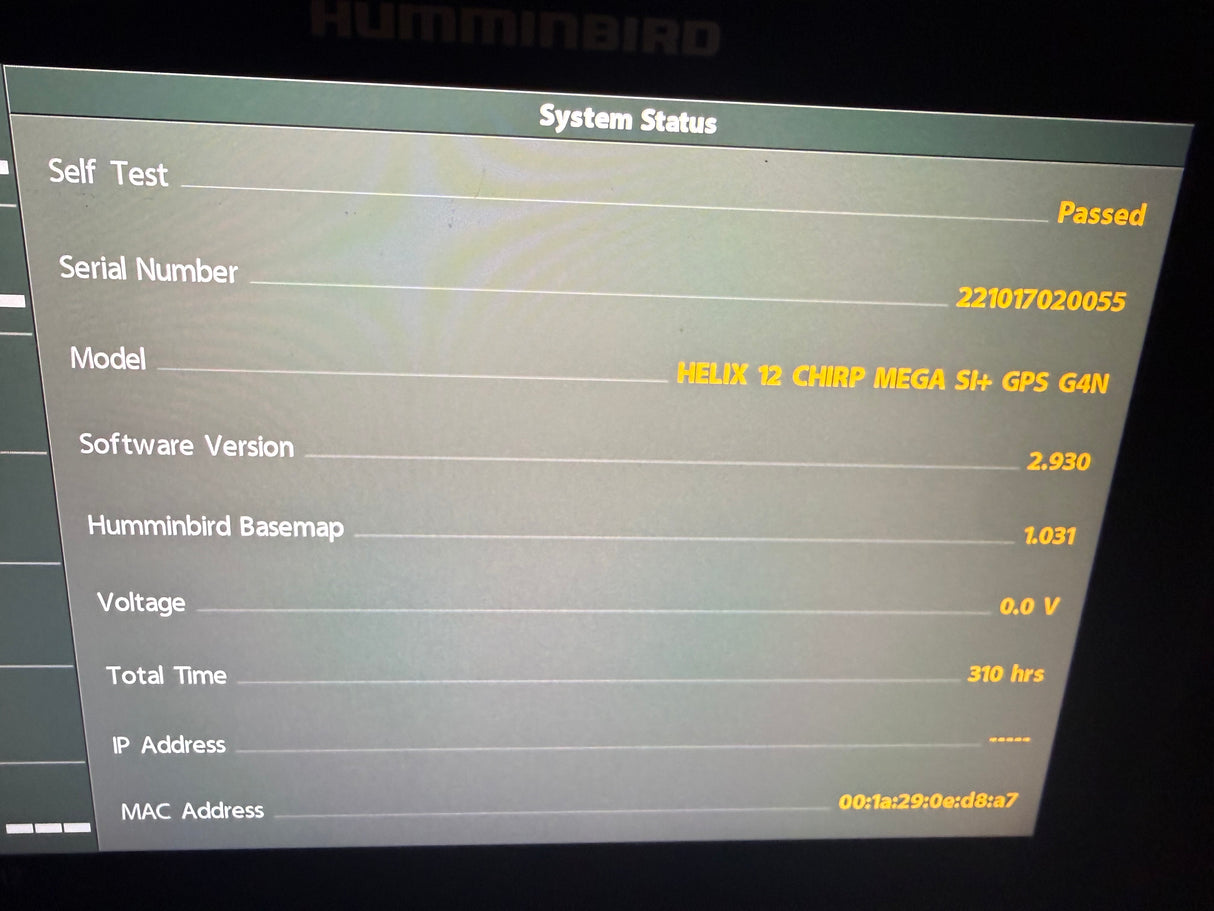 HUMMINBIRD HELIX 12 CHIRP MEGA SI+ GPS G4N