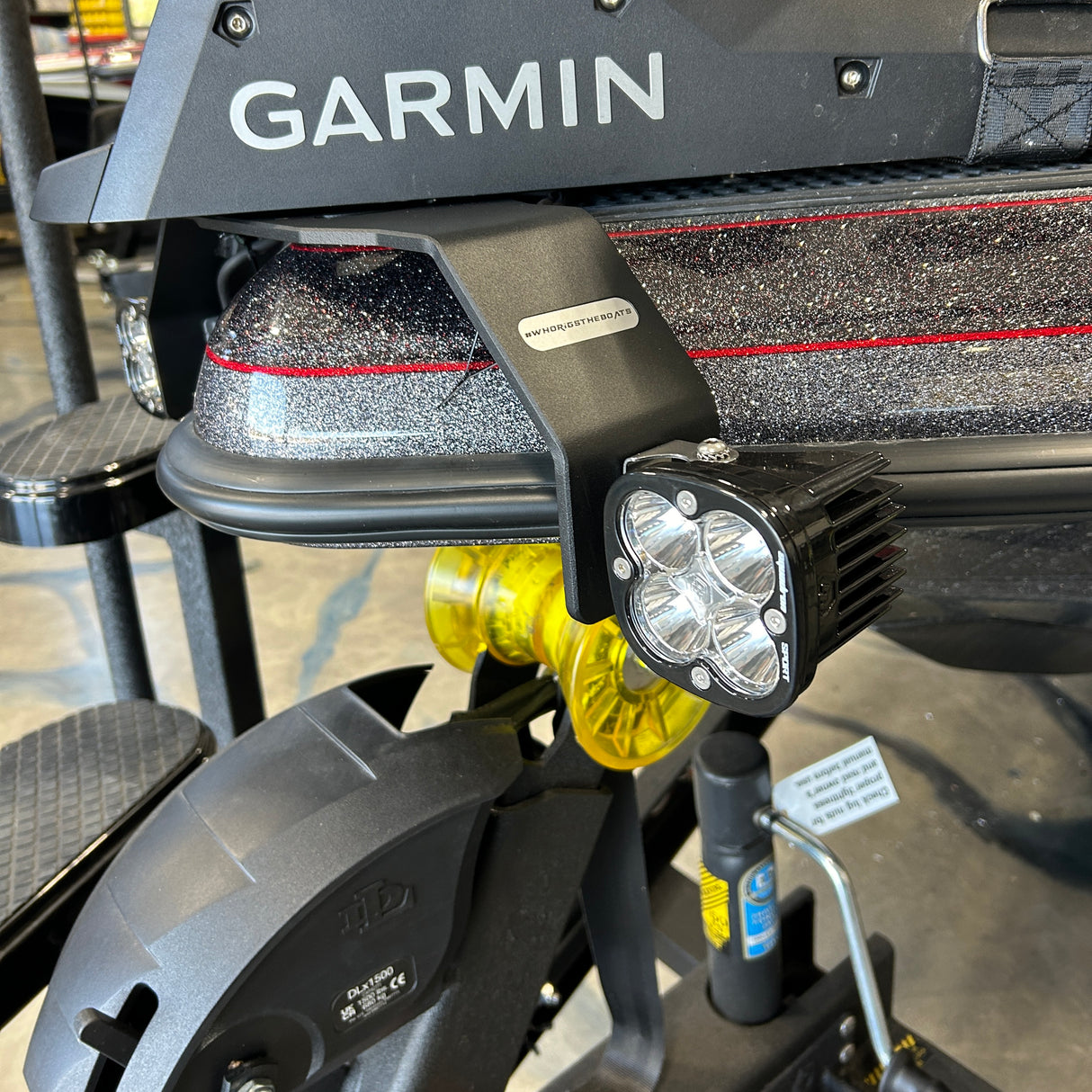 Bass Boat Headlight Kit by Hennessey Outdoors - Wide