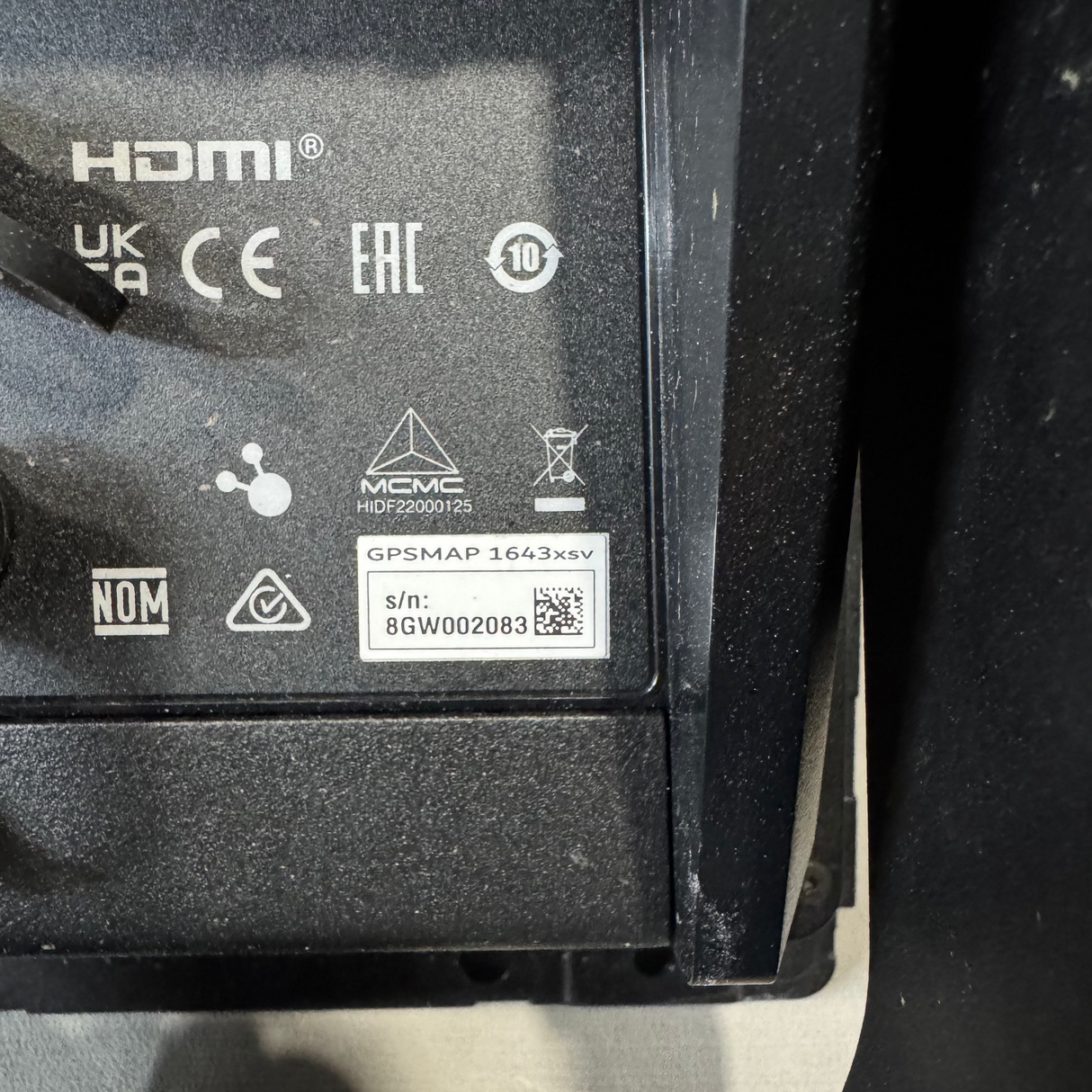 GARMIN GPSMAP 1643 XSV - USED