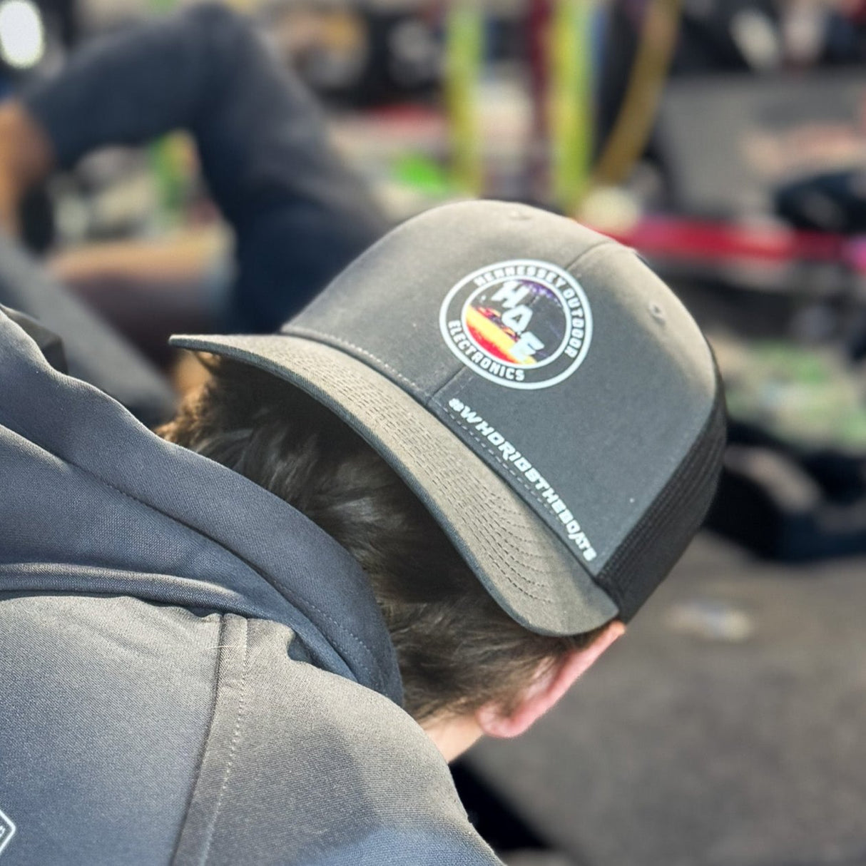 H.O.E. #whorigstheboats Trucker Hat