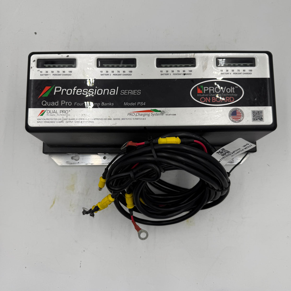 Dual Pro PS4 4-Bank Onboard Charger