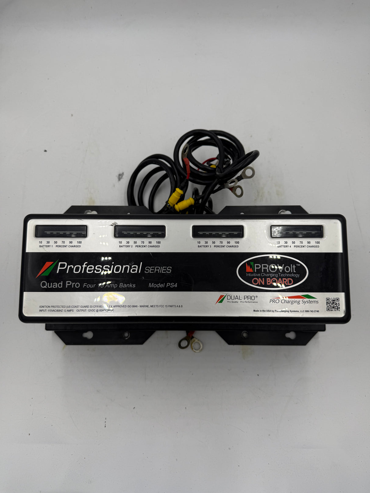 Dual Pro PS4 4-Bank Onboard Charger