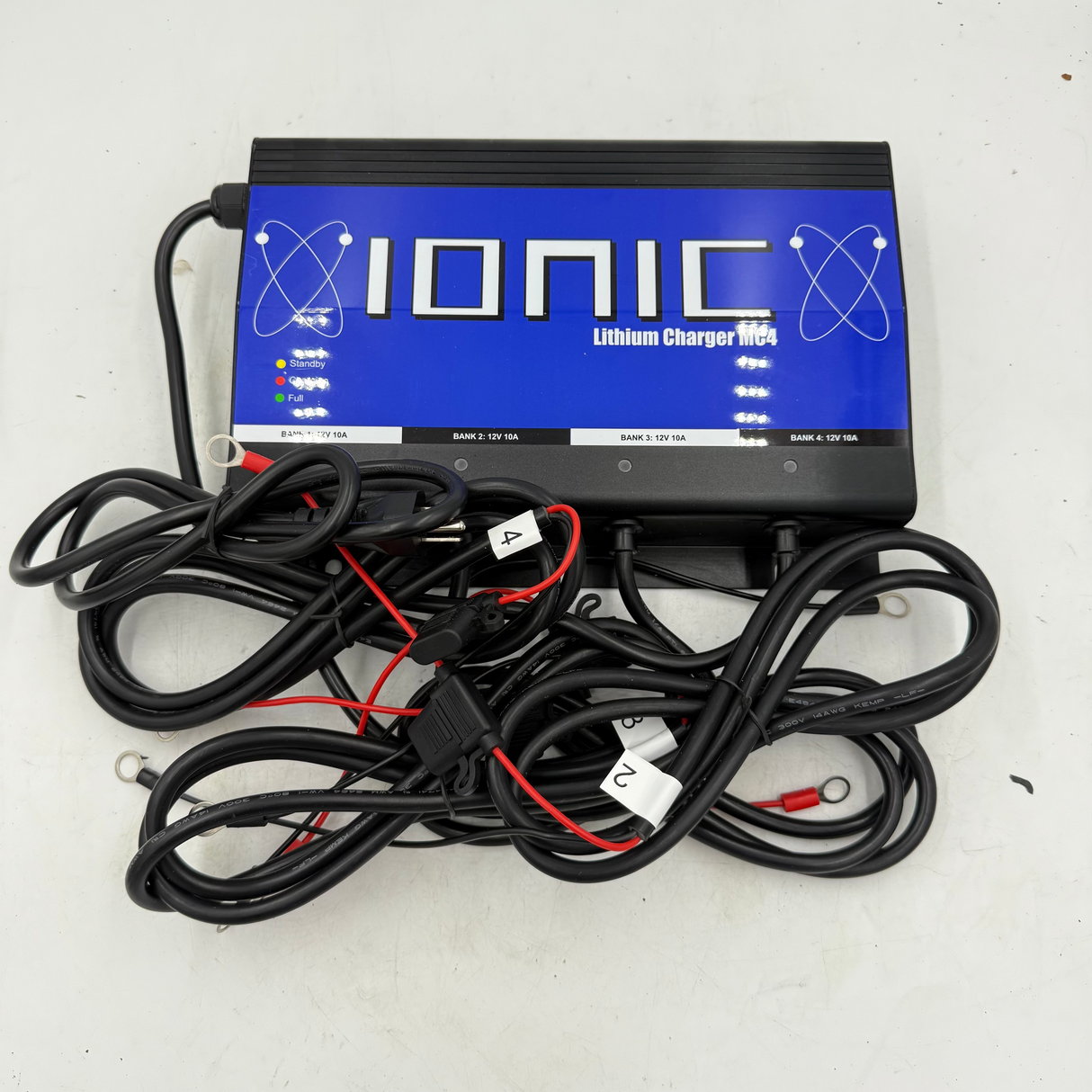 Ionic 4-Bank Battery Charger