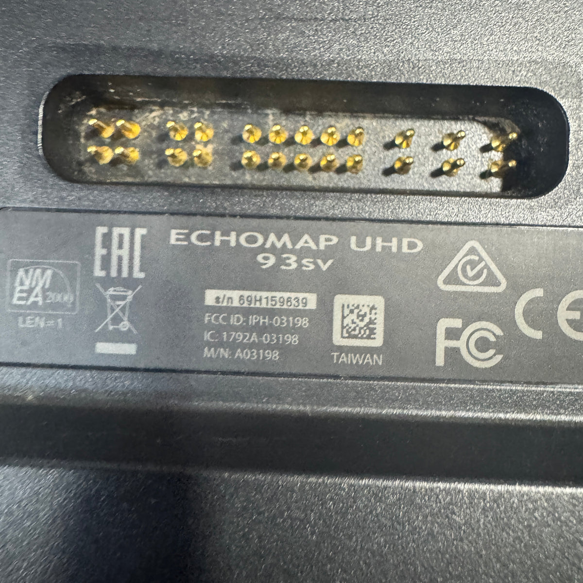 GARMIN ECHOMAP 93SV UHD - USED