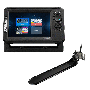 LOWRANCE EAGLE 7 W/TRIPLESHOT TRANSDUCER & DISCOVER ONBOARD CHART