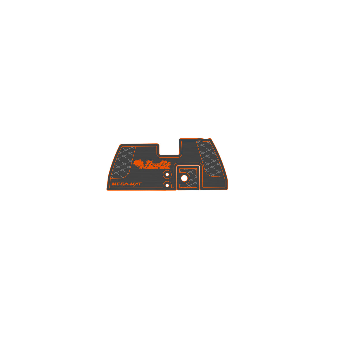 Ulta-Mat by Hennessey Outdoors - BASSCAT 2020 CARACAL BELT LINE GHOST full boat