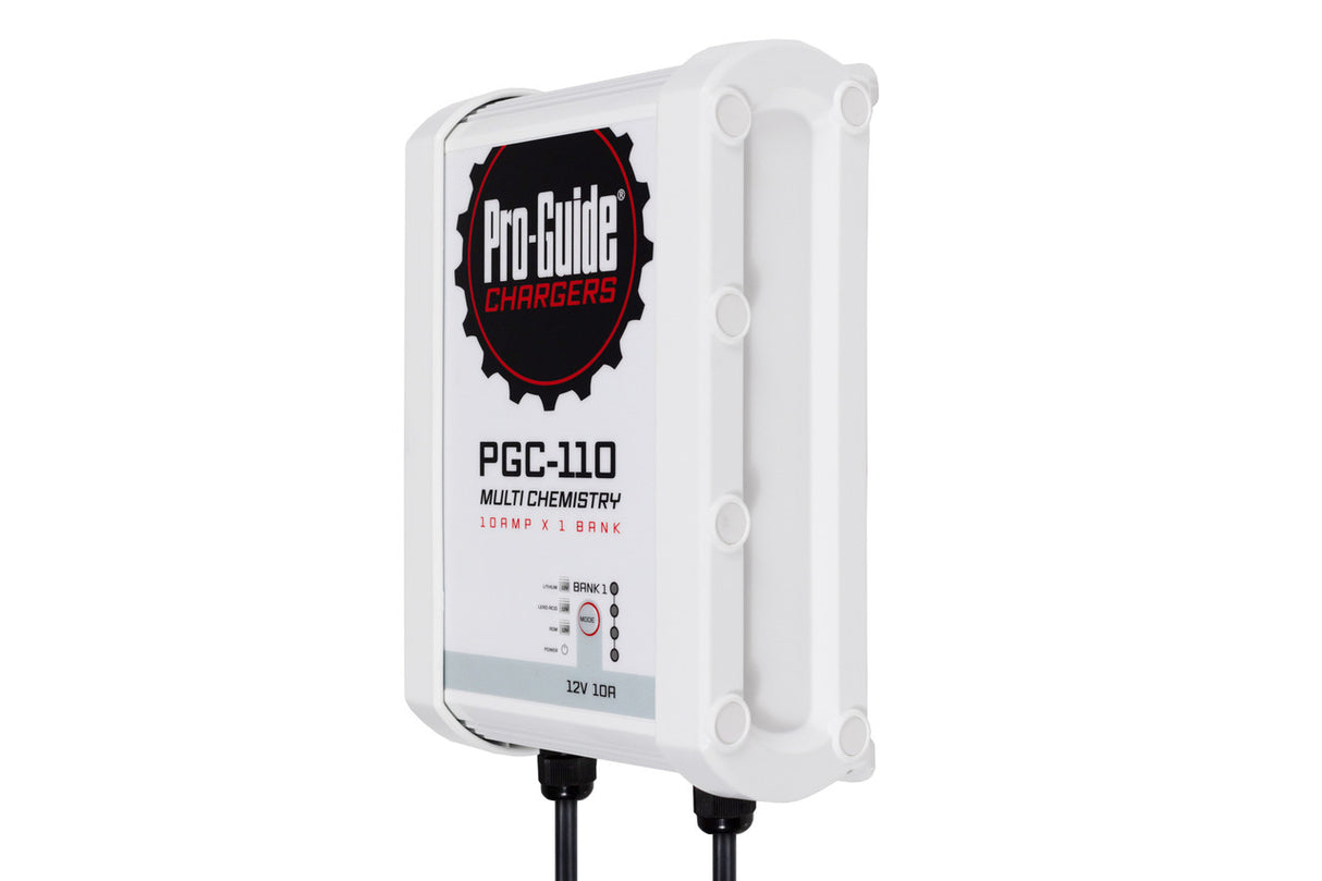 Pro-Guide PGC-110 is a 12V Lead Acid / AGM / Lithium on-board battery charger