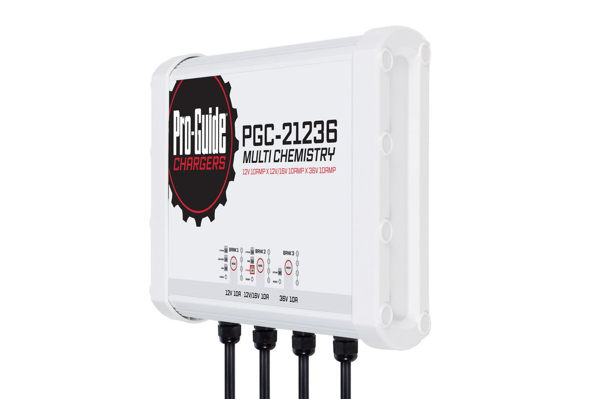 Pro-Guide 3-Bank 12v/16v/36v Charger