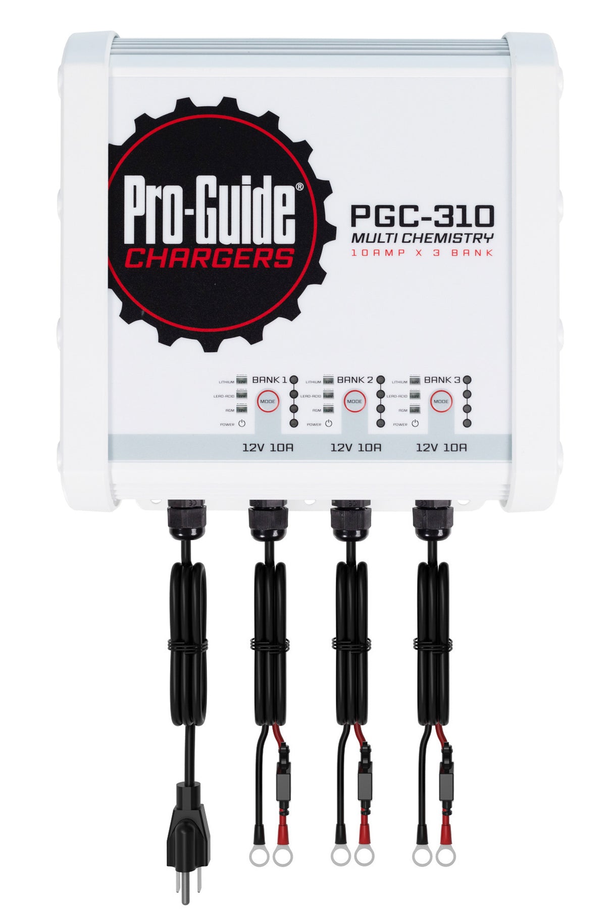 Pro-Guide PGC-310 is a 12V Lead Acid / AGM / Lithium on-board battery charger