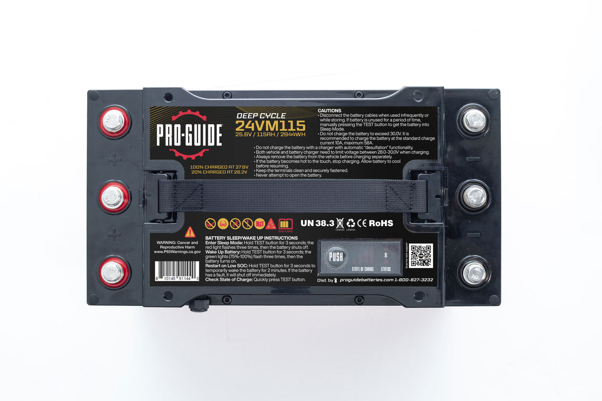 Pro-Guide 24v 115Ah Lithium Battery