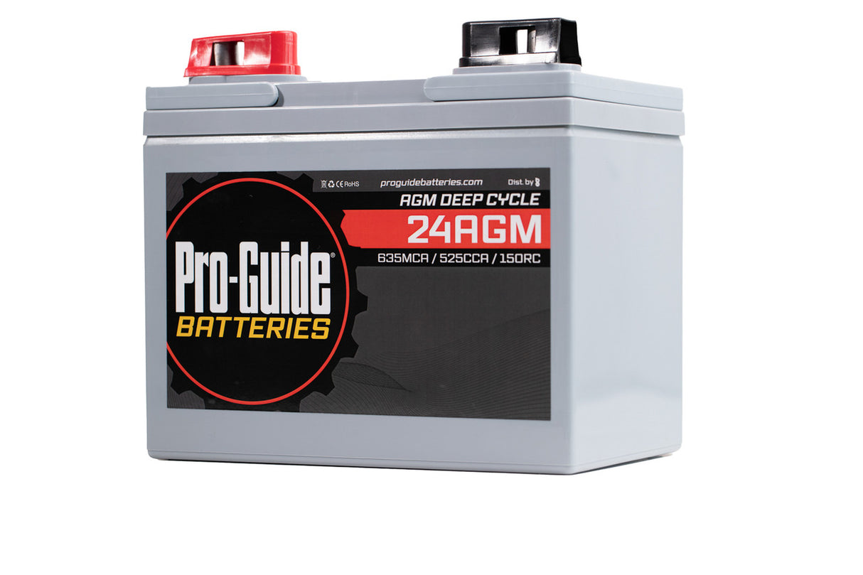 Pro-Guide AGM 12v Group 24 Deep Cycle/Dual Purpose Battery