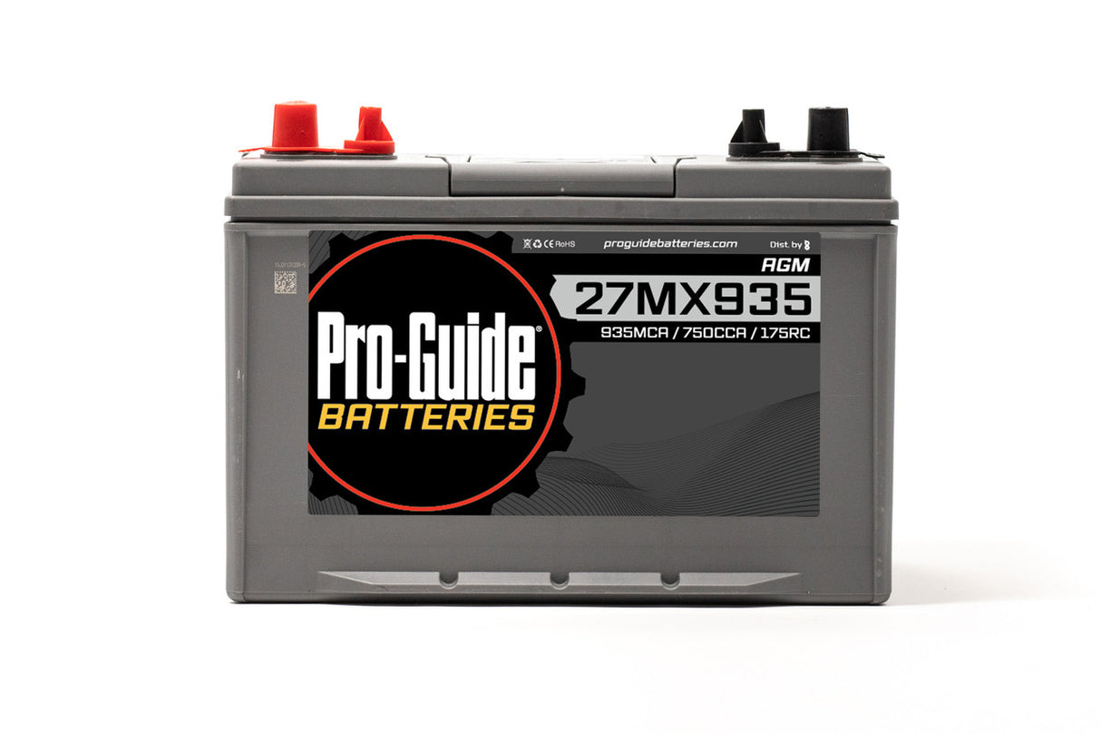 Pro-Guide 12v AGM Group 27 750CCA Starting Battery