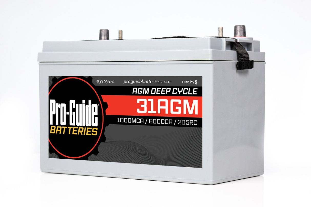 Pro-Guide AGM 12v Group 31 Deep Cycle/Dual Purpose Battery