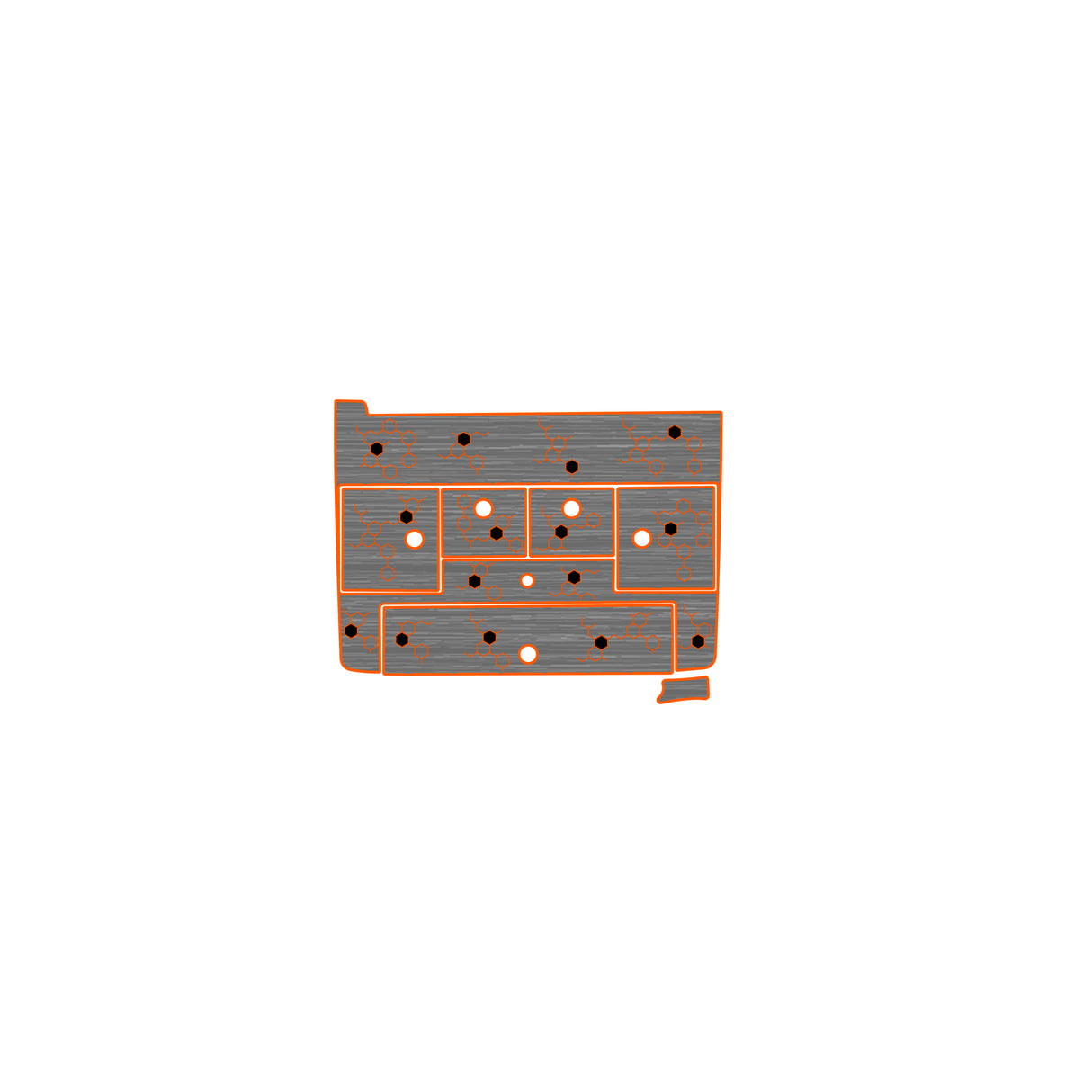 Ulta-Mat by Hennessey Outdoors - PHOENIX 2018 721 PRO XP Full Boat