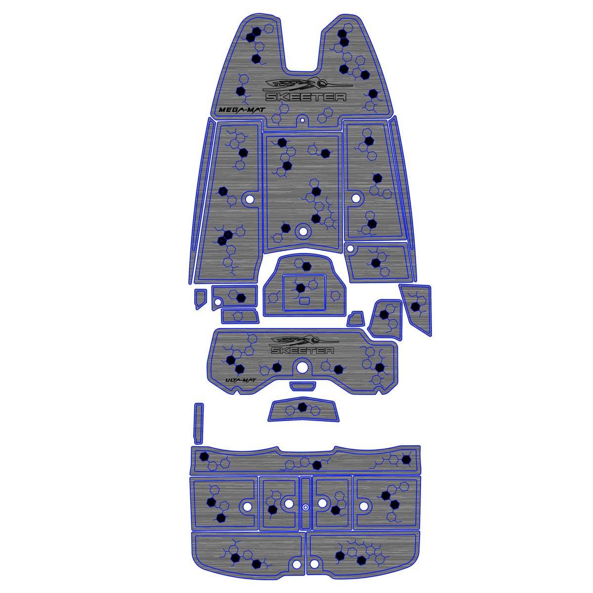 Ulta-Mat by Hennessey Outdoors - SKEETER 2022 FXR20 BELT LINE DNA full boat
