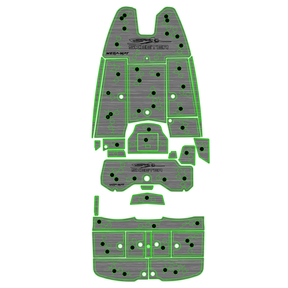 Ulta-Mat by Hennessey Outdoors - SKEETER 2022 FXR20 BELT LINE DNA full boat