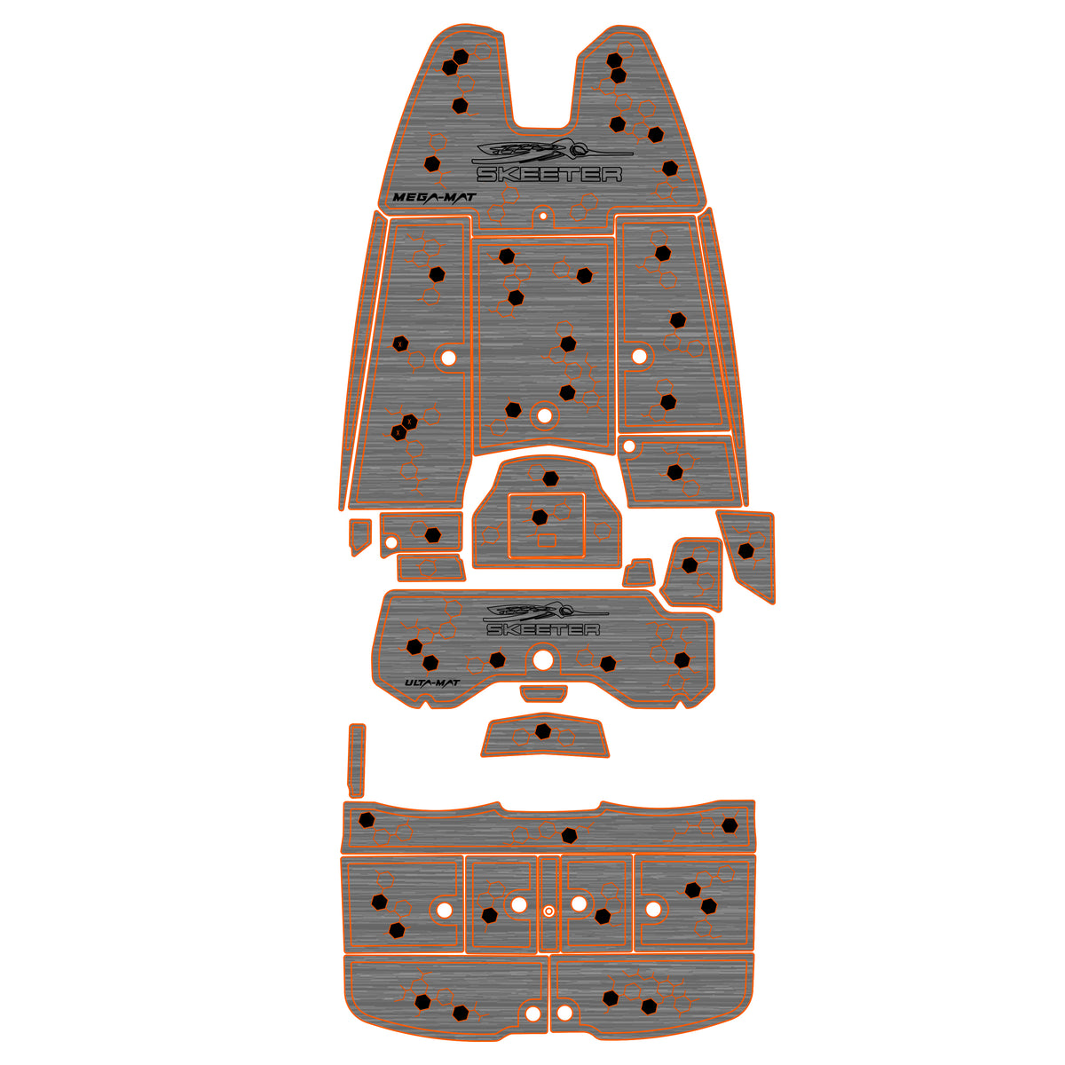 Ulta-Mat by Hennessey Outdoors - SKEETER 2022 FXR20 BELT LINE DNA full boat