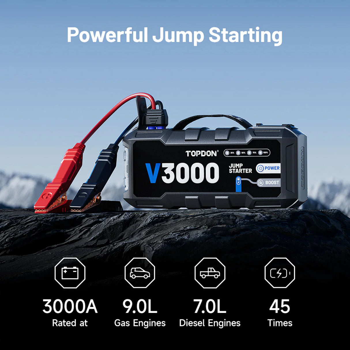 Topdon V3000 Lithium Jump Pack
