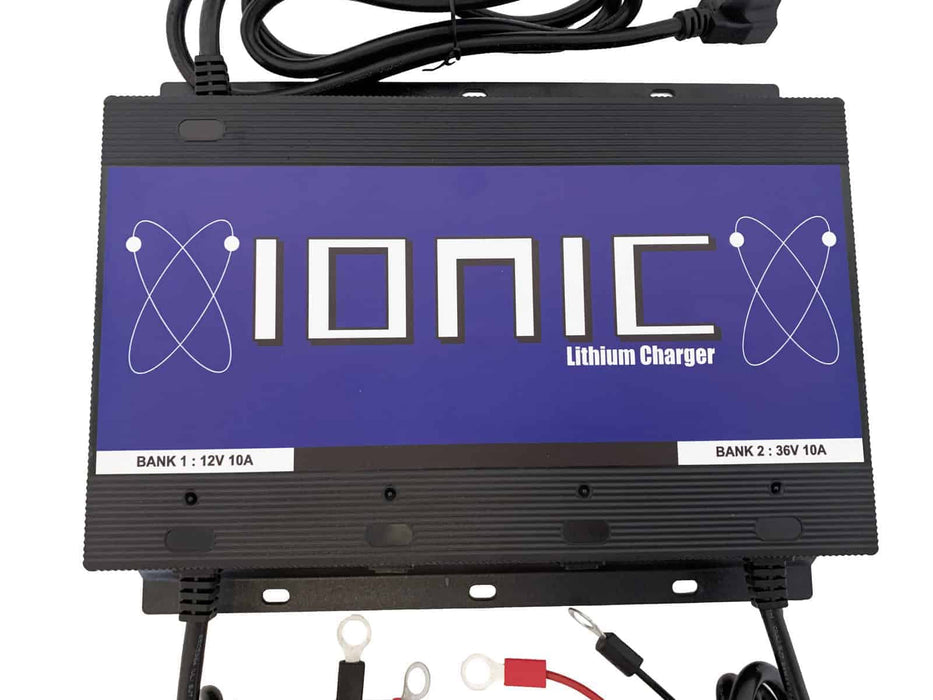 Ionic 24V Multi Voltage Lithium LiFePO4 Charger | 24V 10A + 12V 10A