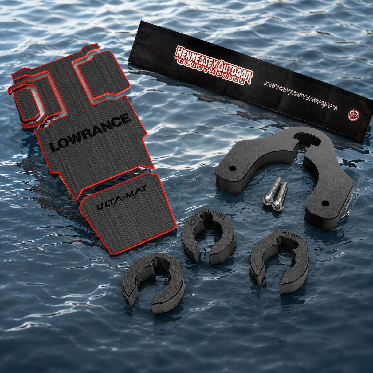 HENNESSEY OUTDOORS LOWRANCE TROLLING MOTOR BLING BUNDLE