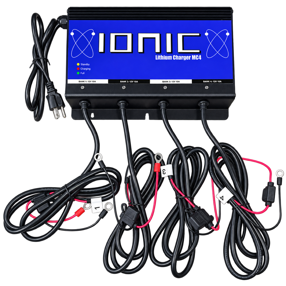 IONIC LITHIUM MC4 -  4-BANK CHARGER