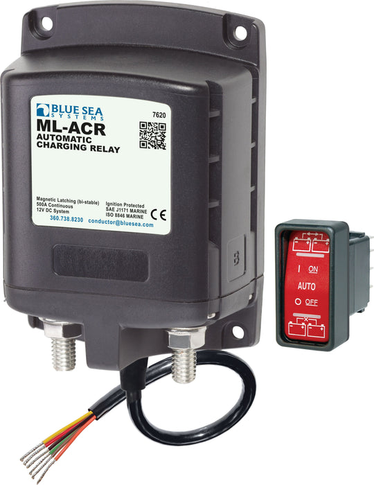 Blue Sea Systems ML-ACR Automatic Charging Relay - 12V DC 500A