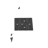 Ulta-Mat by Hennessey Outdoors - BASSCAT 2020 CARACAL  BELT LINE GHOST full boat