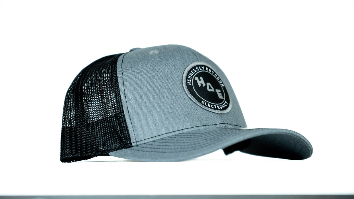 H.O.E Classic Hat - Heather Grey with Black