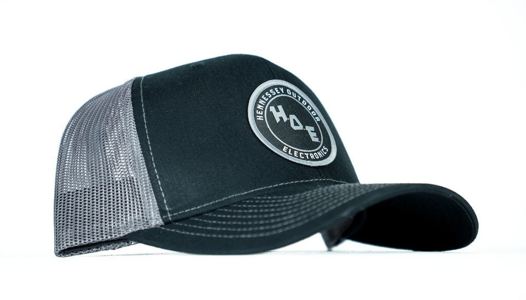 H.O.E Classic Hat - Black with Charcoal