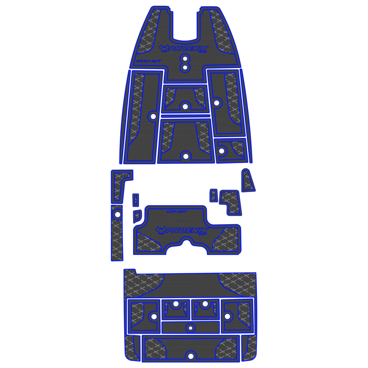 Ulta-Mat by Hennessey Outdoors - Ghost Pattern Phoenix full boat