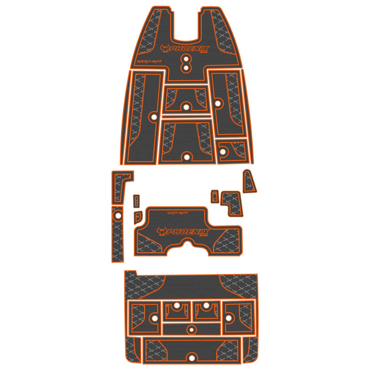 Ulta-Mat by Hennessey Outdoors - Ghost Pattern Phoenix full boat