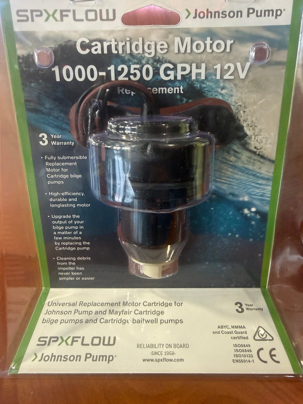 SPXFLOW JOHNSON PUMP CARTRIDGE MOTOR 1000-1250 GPH 12V